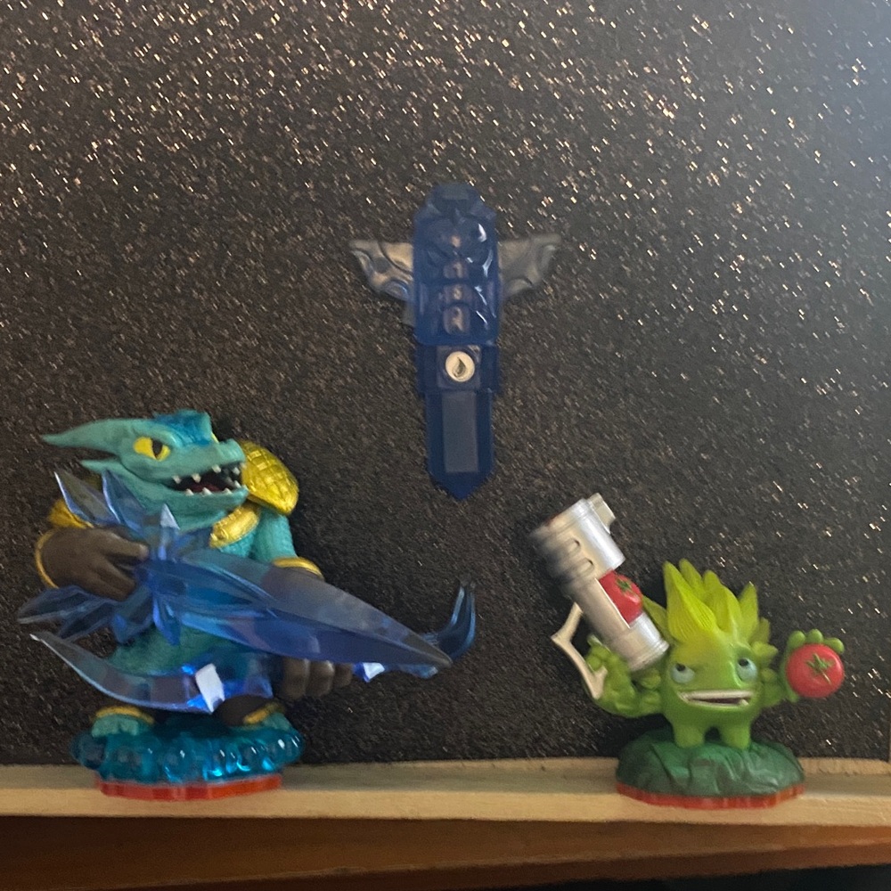 Skylanders Trap Team Snap Shot and Food Fight with Water Tiki Trap - Loose 3Pack